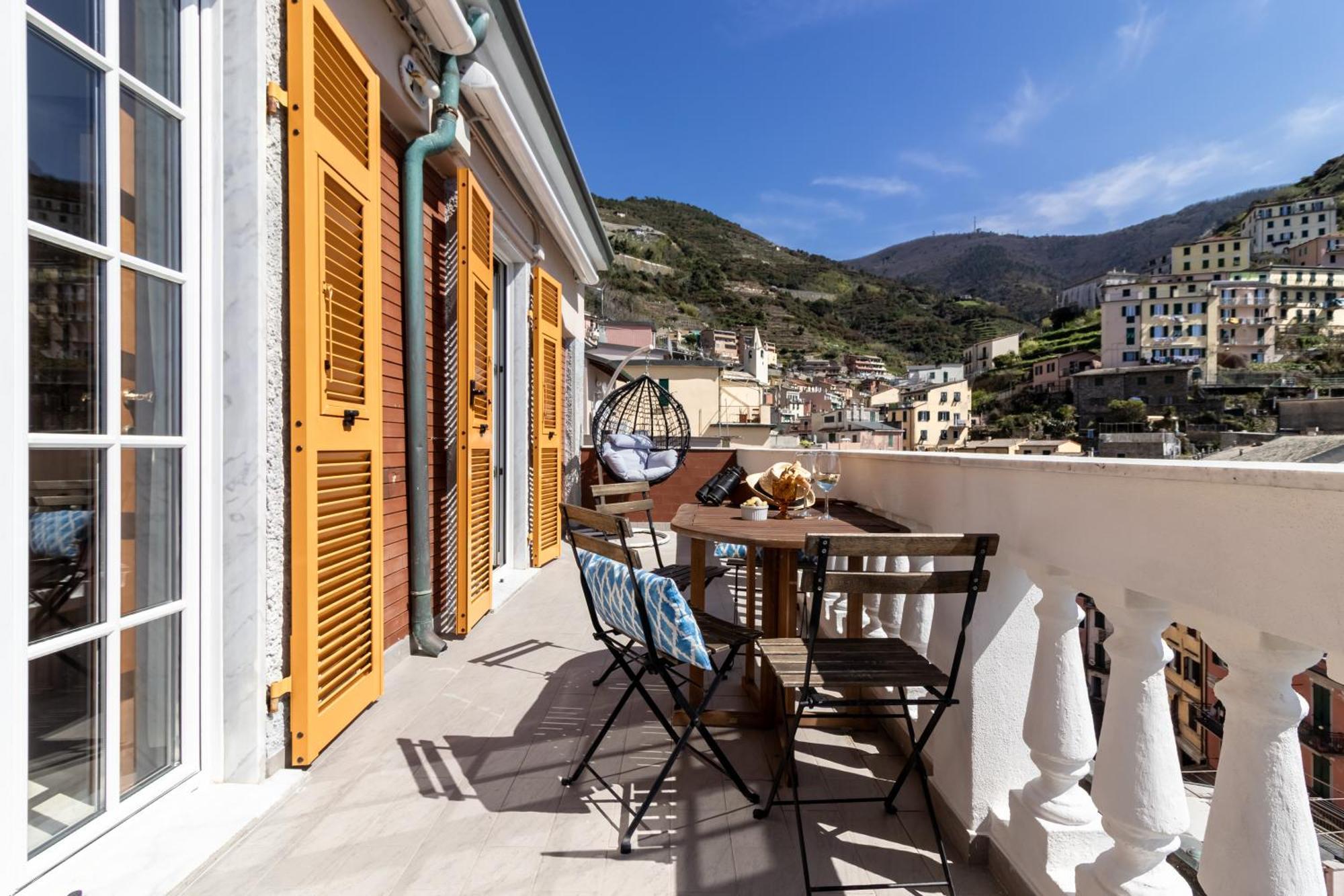 Giadera Penthouse 5Terreparco Apartman Riomaggiore Kültér fotó