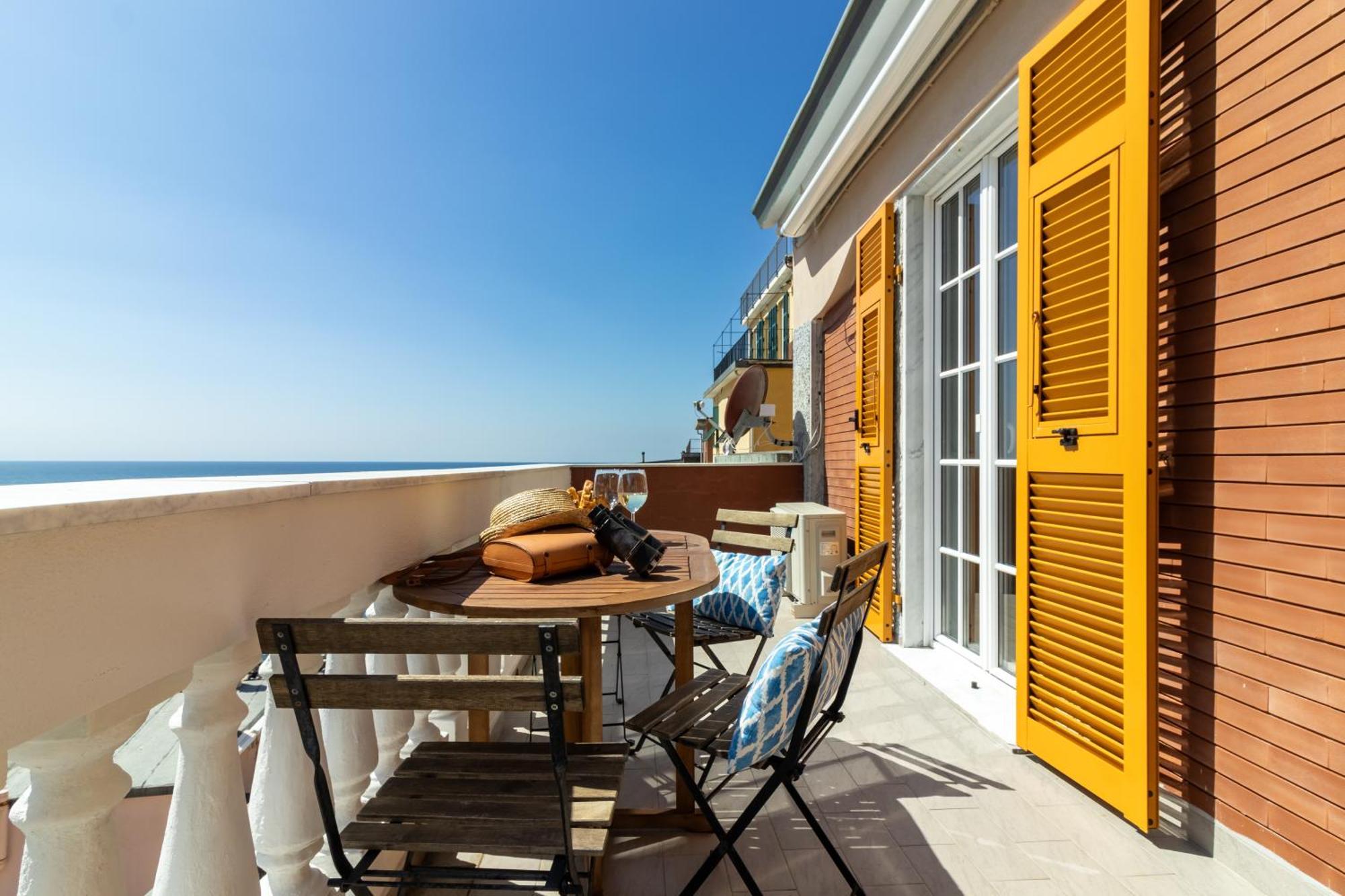 Giadera Penthouse 5Terreparco Apartman Riomaggiore Kültér fotó